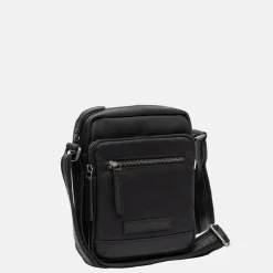 Schoudertassen^Chesterfield Karlstad crossbody tas black