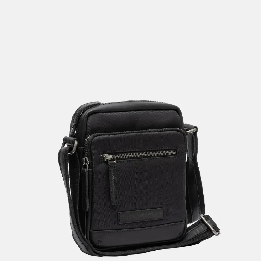 Schoudertassen^Chesterfield Karlstad crossbody tas black