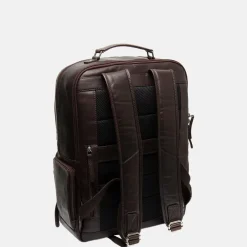 Laptop Rugzakken^Chesterfield Lennox laptoprugzak L 16 inch dark brown