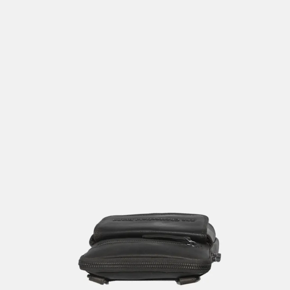 Schoudertassen^Chesterfield Lou schoudertas black