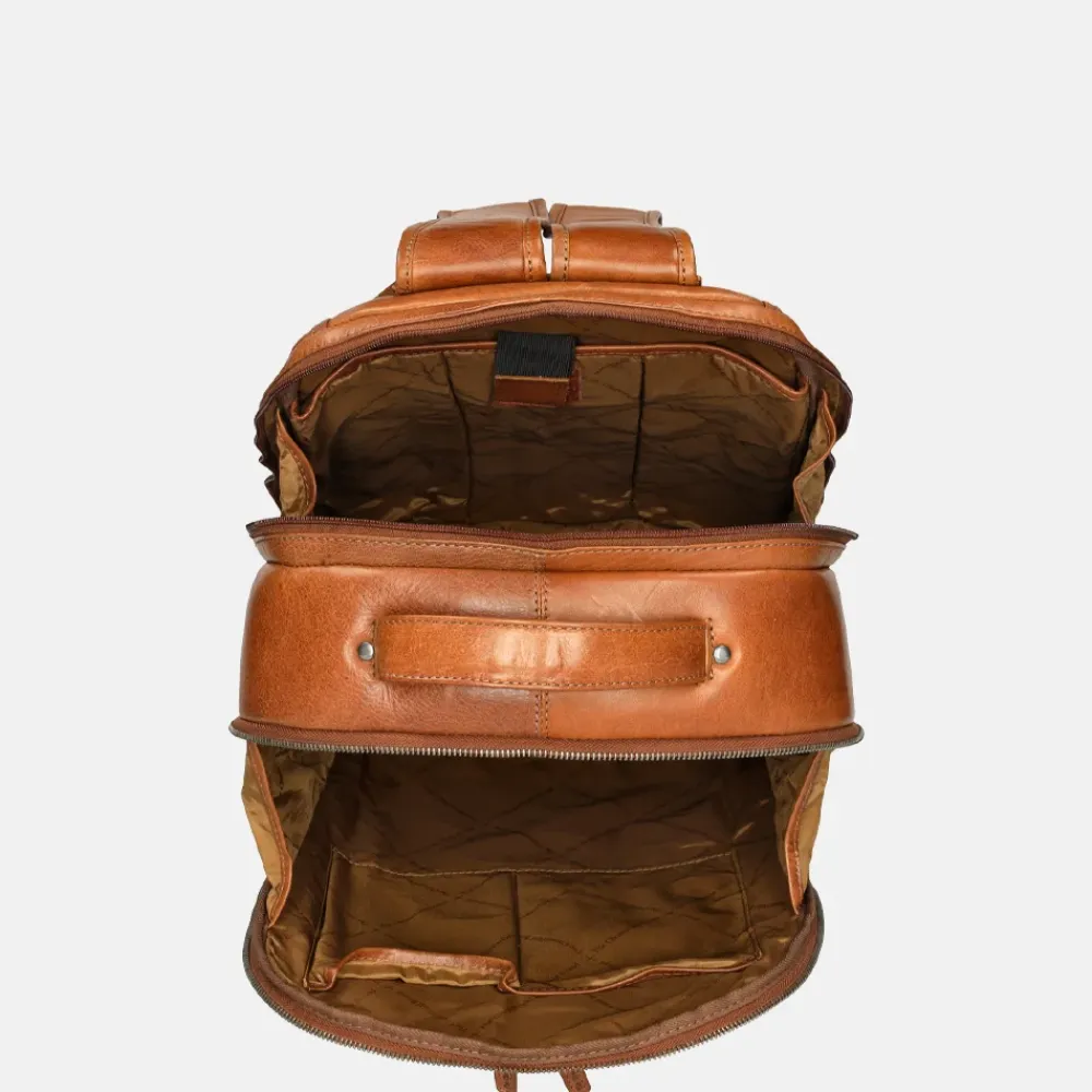 Laptop Rugzakken^Chesterfield Maggiore laptoprugzak cognac