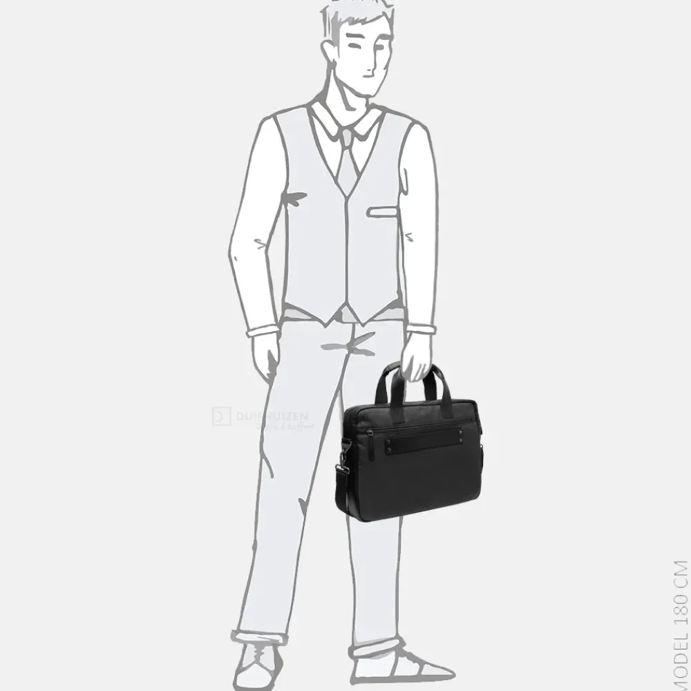 Heren Laptoptassen^Chesterfield Narvik laptoptas 15 inch black