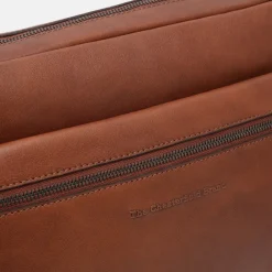 Schoudertassen^Chesterfield Novara schoudertas cognac