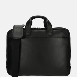 Heren Laptoptassen^Chesterfield Novum laptoptas 15 inch zwart