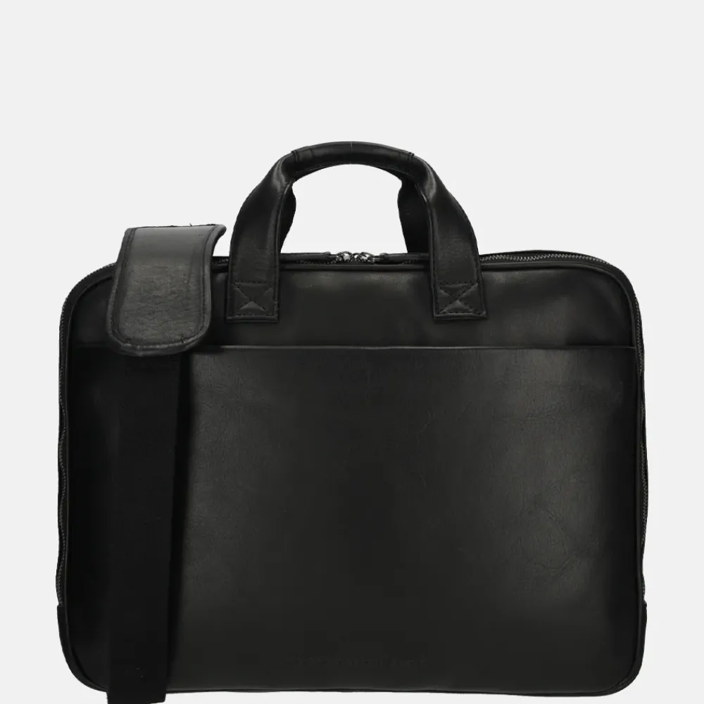 Heren Laptoptassen^Chesterfield Novum laptoptas 15 inch zwart