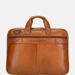 Heren Laptoptassen^Chesterfield Novum laptoptas 15 inch cognac