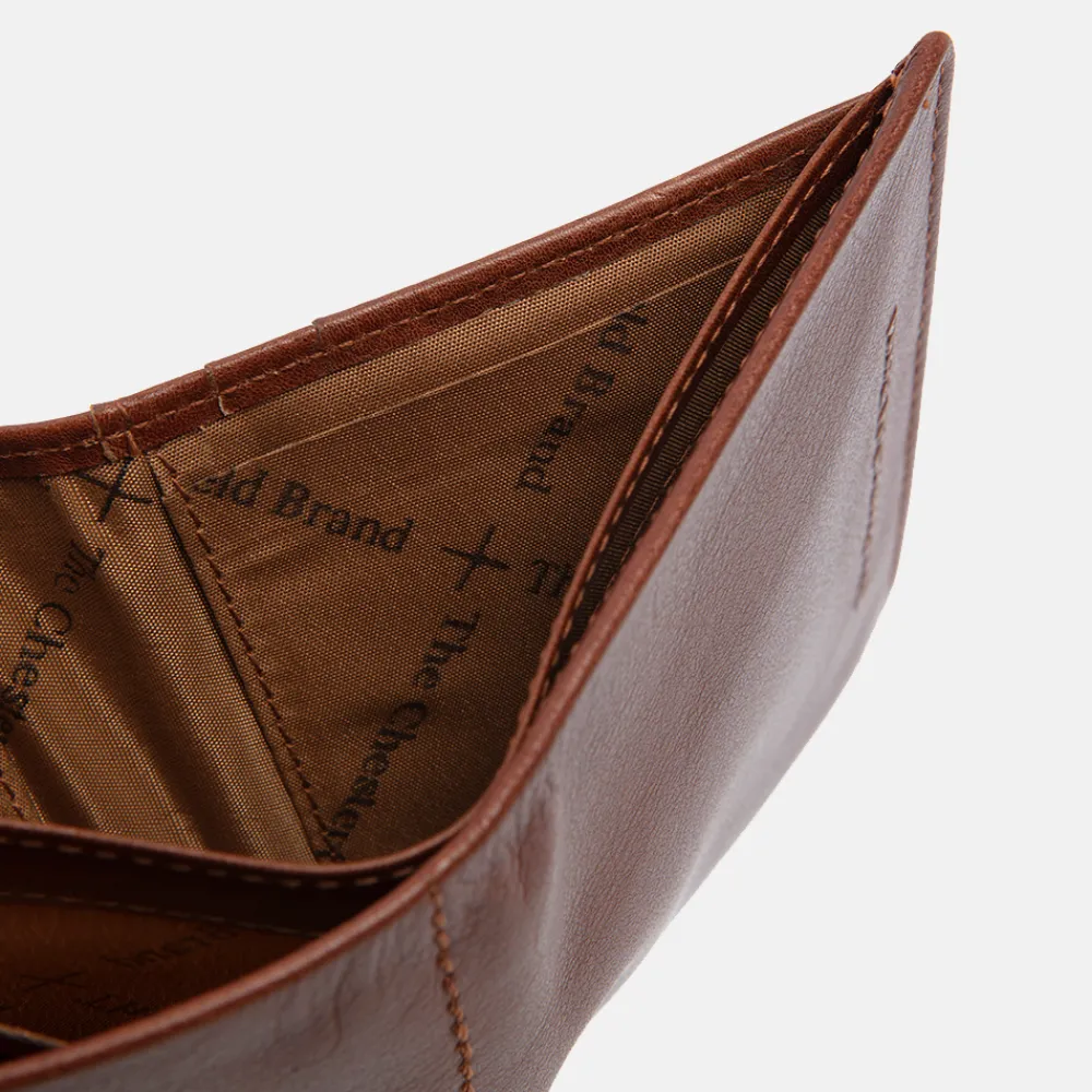 Heren Portemonnees | Gepersonaliseerde Portemonnees^Chesterfield Oregano billfold cognac