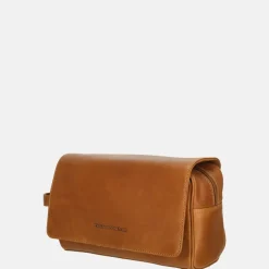 Toilettassen^Chesterfield Rosario toilettas cognac