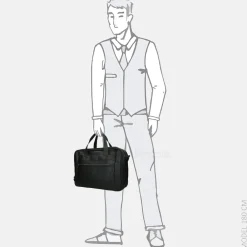 Heren Laptoptassen^Chesterfield Ryan laptoptas 17 inch black