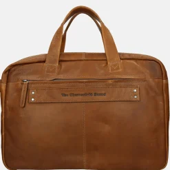 Heren Laptoptassen^Chesterfield Ryan laptoptas 17 inch cognac