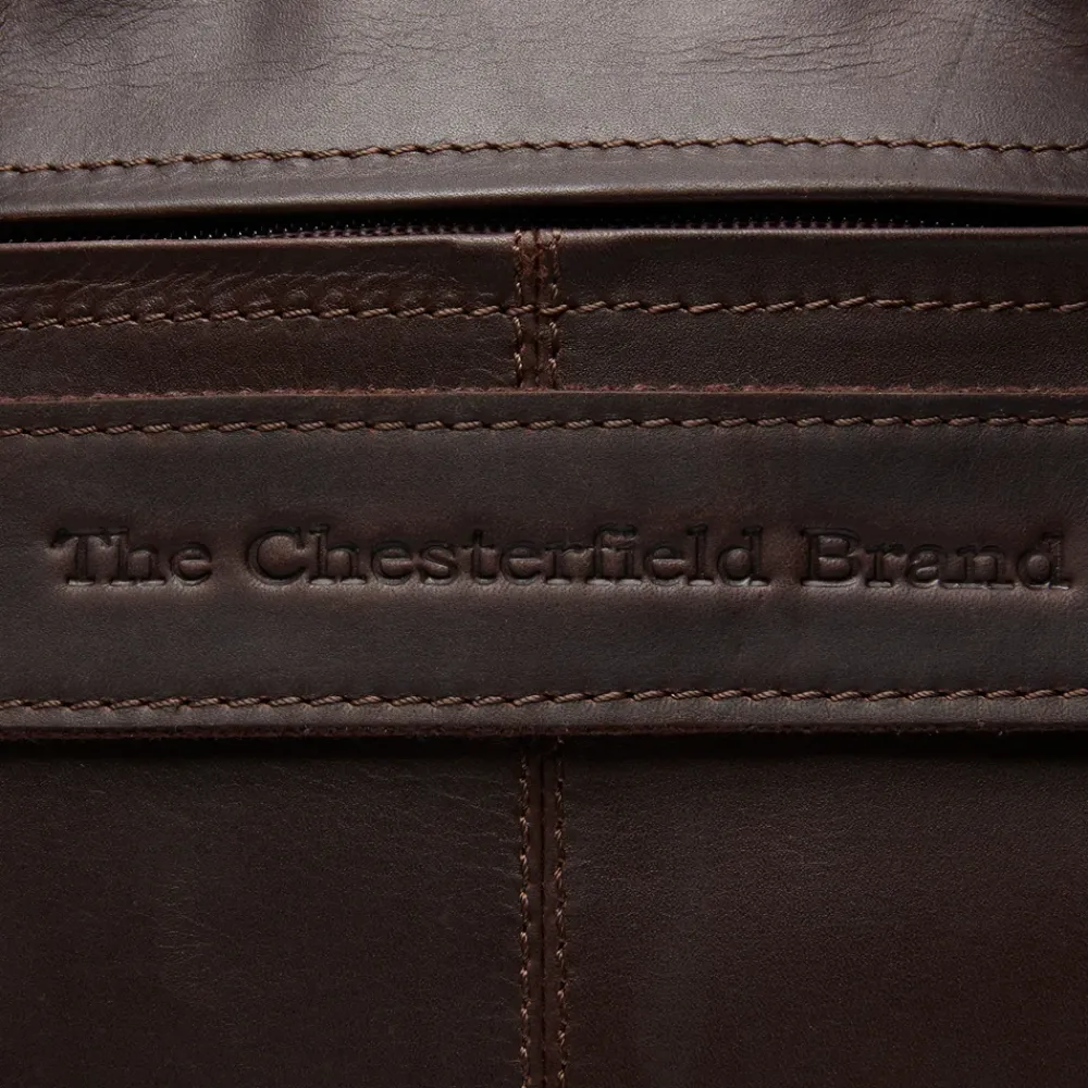 Heren Laptoptassen | Dames Laptoptassen^Chesterfield Ryan laptoptas 17 inch dark brown