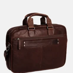 Heren Laptoptassen | Dames Laptoptassen^Chesterfield Seth laptoptas 15 inch dark brown