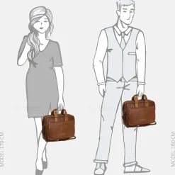 Heren Laptoptassen | Dames Laptoptassen^Chesterfield Seth laptoptas 15 inch cognac