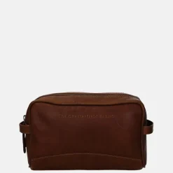 Toilettassen^Chesterfield Stacey toilettas cognac