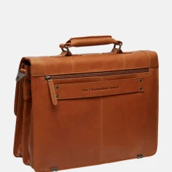 Heren Laptoptassen^Chesterfield Stuttgart laptoptas 14 inch cognac