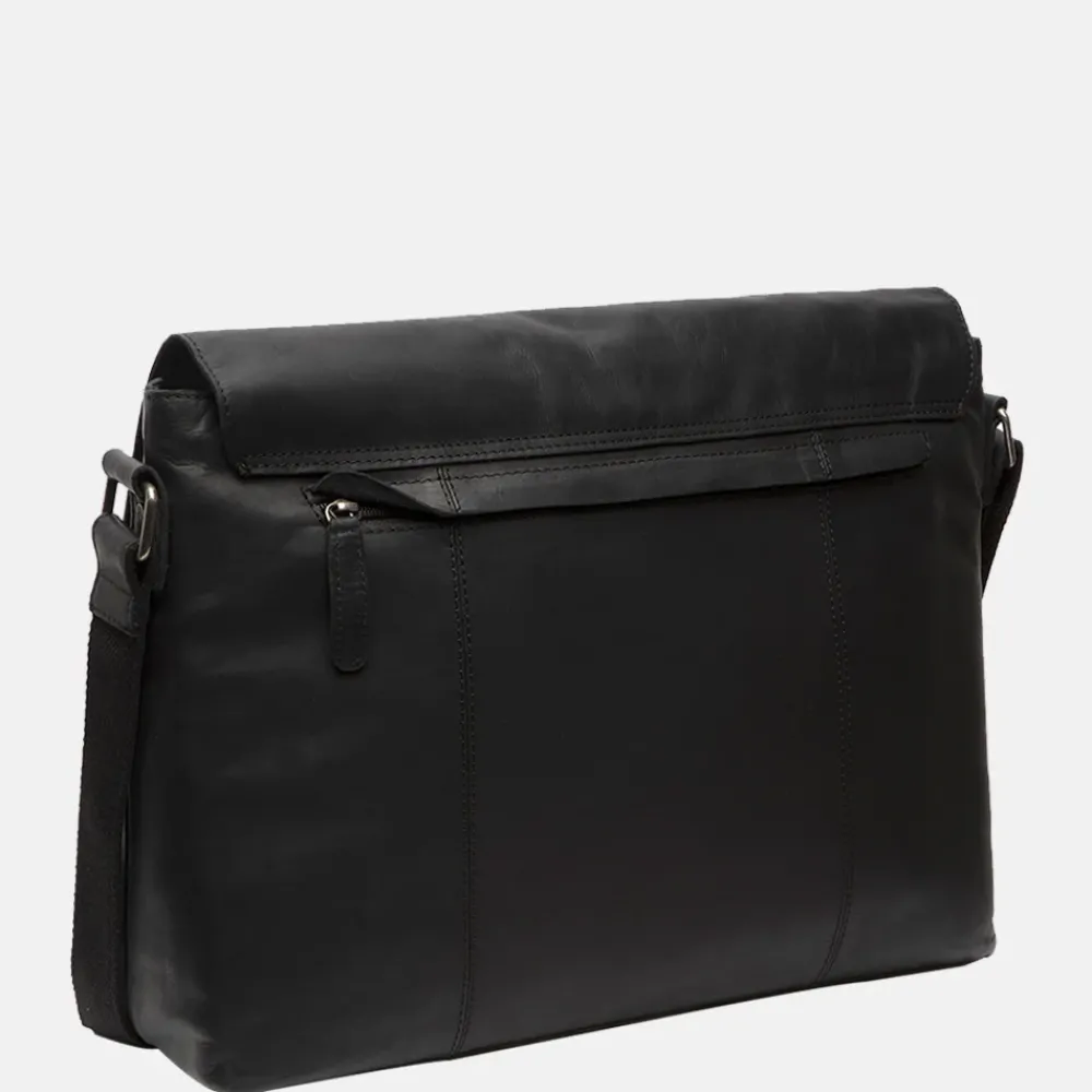 Schoudertassen^Chesterfield Toledo schoudertas A4 black