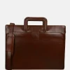 Schoolhandtassen | Dames Laptoptassen^Claudio Ferrici Classico laptoptas 15.6 inch M brown