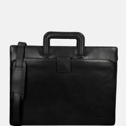 Schoolhandtassen | Dames Laptoptassen^Claudio Ferrici Classico laptoptas 15.6 inch M black