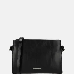 Schoudertassen^Claudio Ferrici Classico schoudertas black