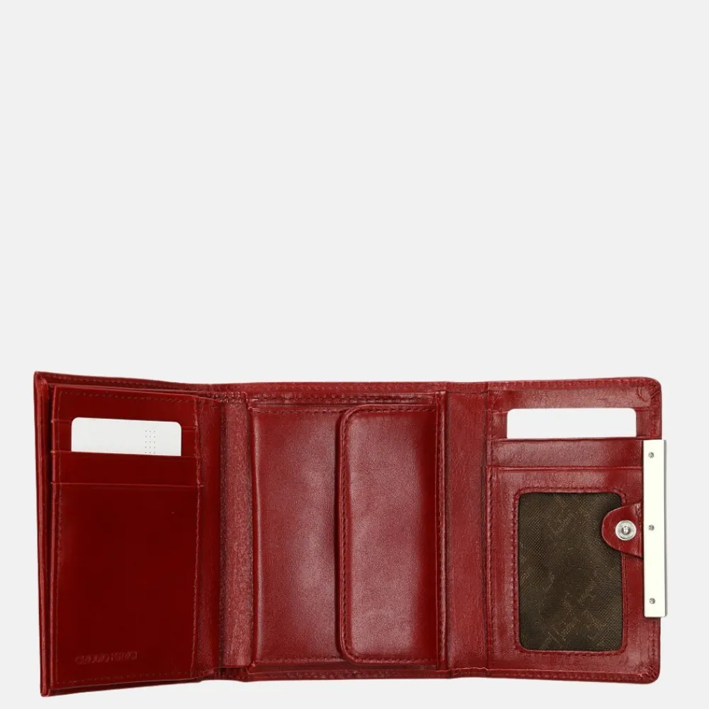 Dames Portemonnees^Claudio Ferrici Classico portemonnee S red