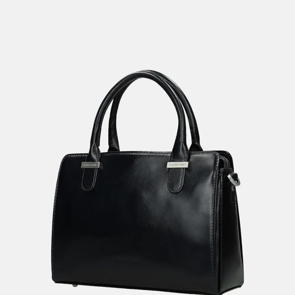 Handtassen^Claudio Ferrici Classico handtas S navy