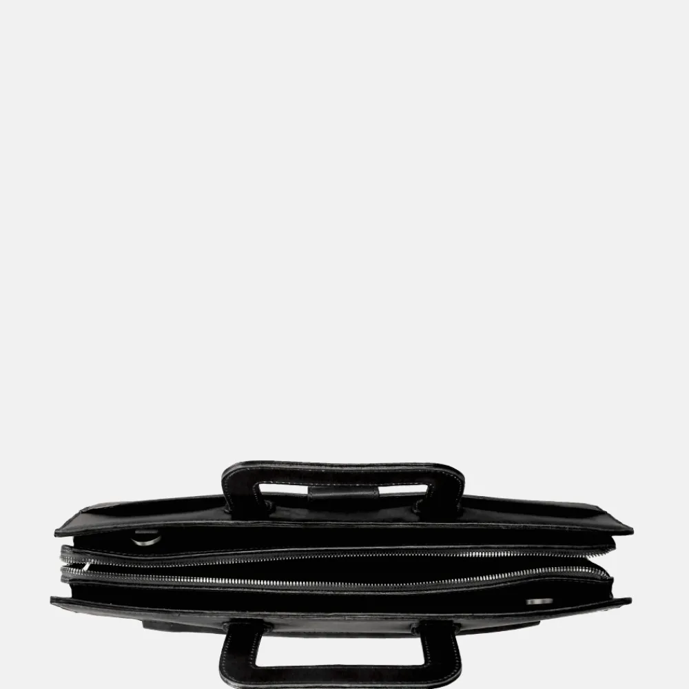 Schoolhandtassen | Dames Laptoptassen^Claudio Ferrici Classico laptoptas 15.6 inch M black