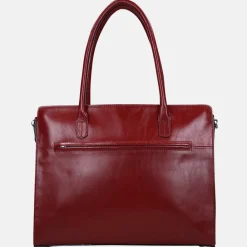 Schoolhandtassen | Dames Laptoptassen^Claudio Ferrici Classico shopper 13.3 inch red