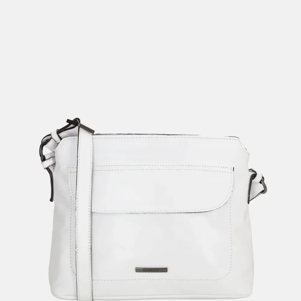 Handtassen^Claudio Ferrici handtas white