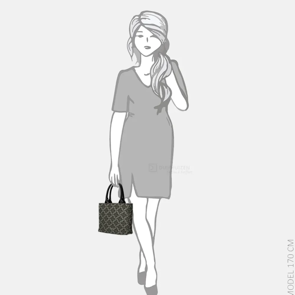 Handtassen^Claudio Ferrici Logo handtas black