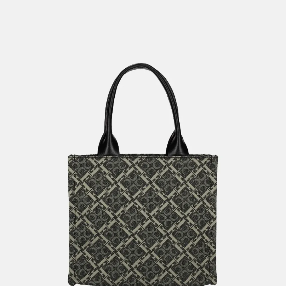 Handtassen^Claudio Ferrici Logo handtas black