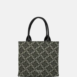 Handtassen^Claudio Ferrici Logo handtas black
