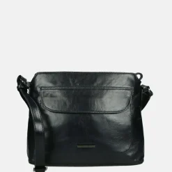 Crossbody Tassen^Claudio Ferrici Pelle Vecchia crossbody tas navy