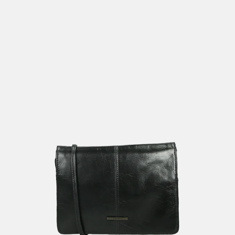 Crossbody Tassen^Claudio Ferrici Pelle Vecchia crossbody tas black