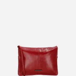 Crossbody Tassen^Claudio Ferrici Pelle Vecchia crossbody tas red
