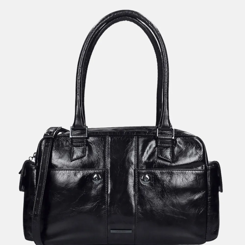 Shoppers^Claudio Ferrici Pelle Vecchia shopper navy