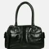 Shoppers^Claudio Ferrici Pelle Vecchia shopper black