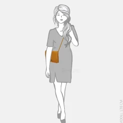 Crossbody Tassen^Claudio Ferrici Pelle Vechia crossbody tas sunflower