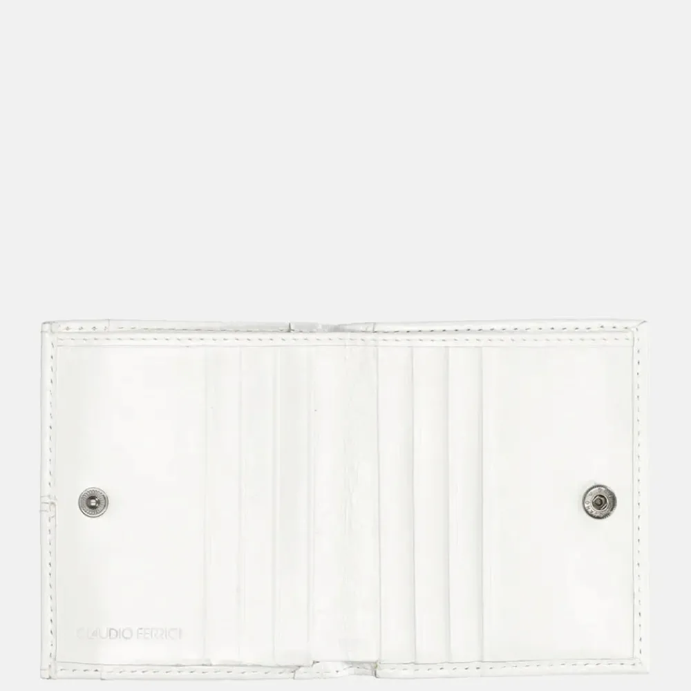 Dames Portemonnees^Claudio Ferrici Pelle Vecchia portemonnee S white
