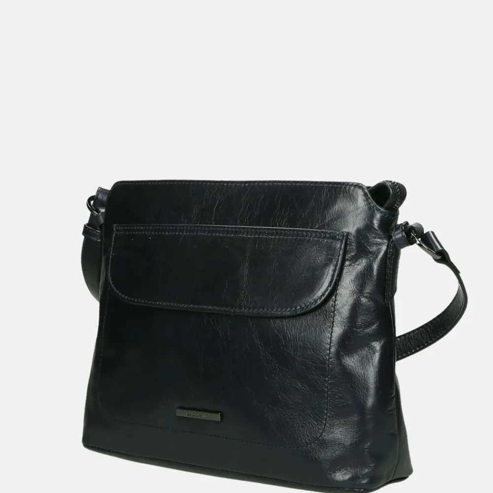 Crossbody Tassen^Claudio Ferrici Pelle Vecchia crossbody tas navy