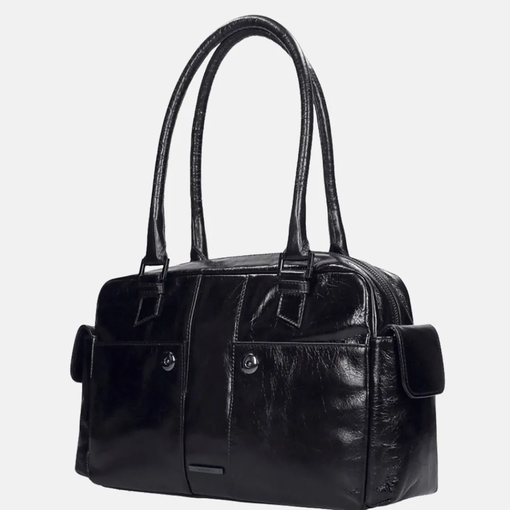 Shoppers^Claudio Ferrici Pelle Vecchia shopper navy