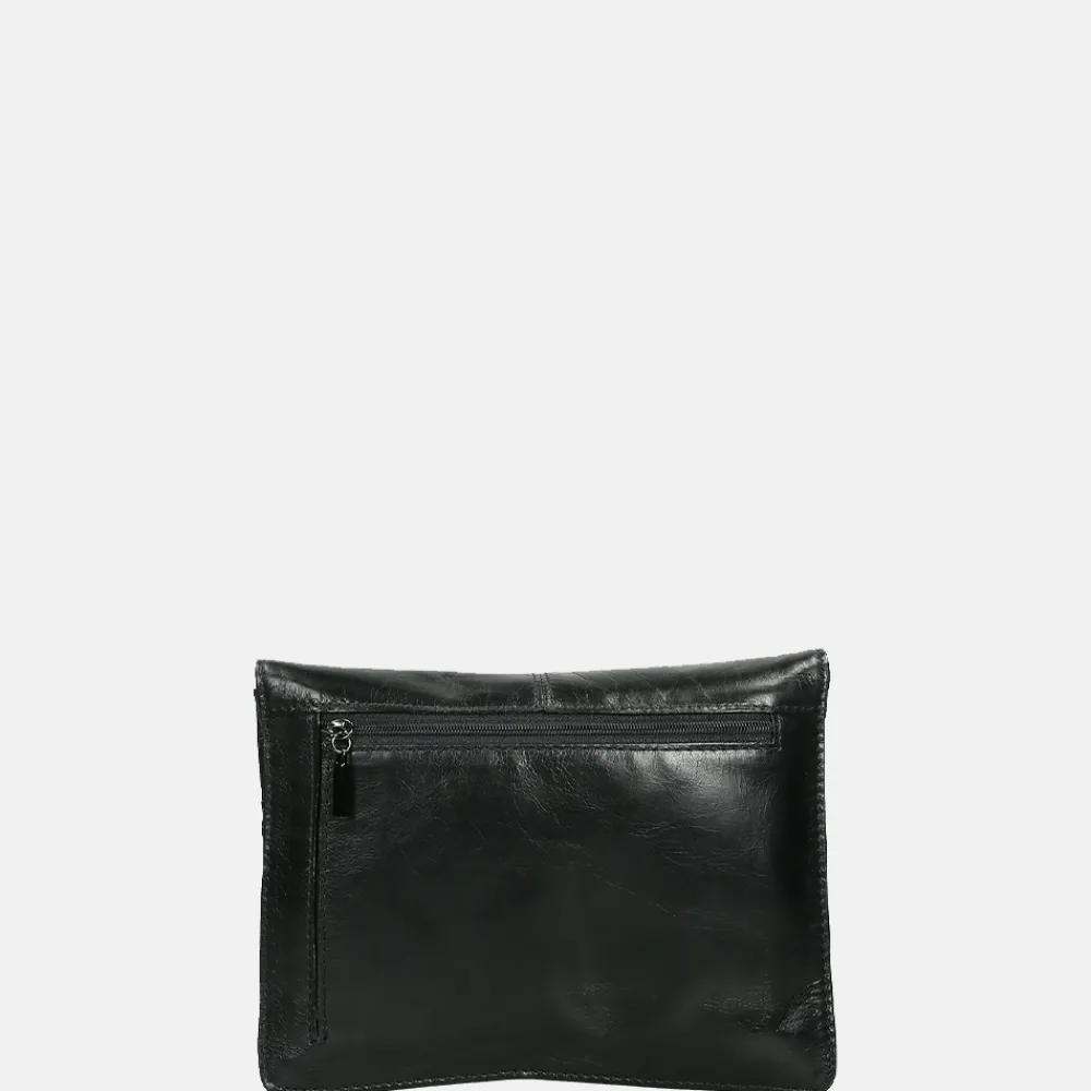 Crossbody Tassen^Claudio Ferrici Pelle Vecchia crossbody tas black