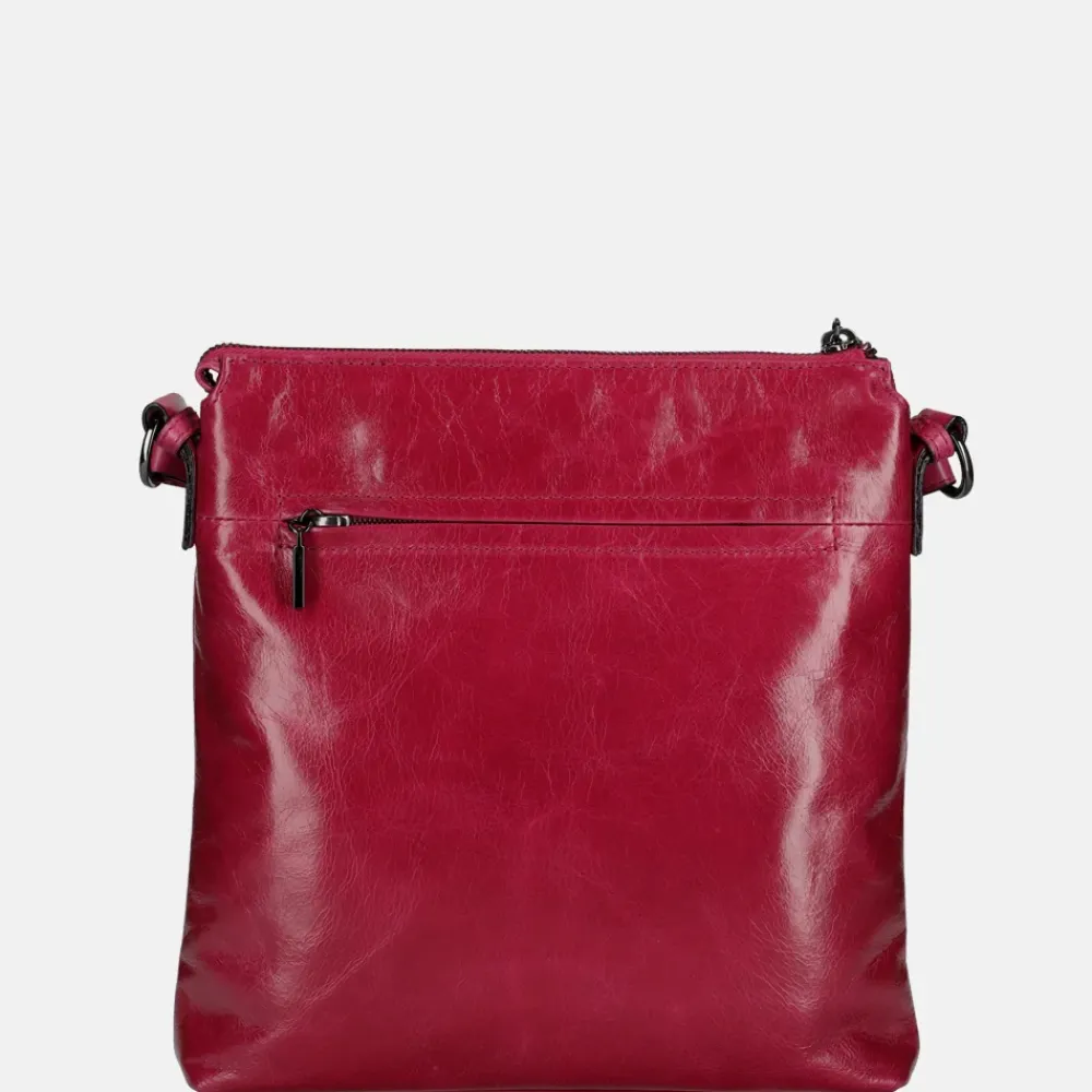 Crossbody Tassen^Claudio Ferrici Pelle Vecchia crossbody tas orchidea