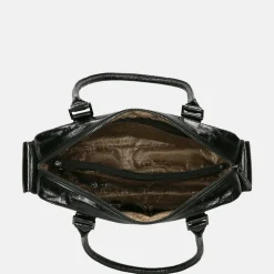 Shoppers^Claudio Ferrici Pelle Vecchia shopper black