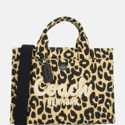 Handtassen^Coach Cargo handtas L leopard