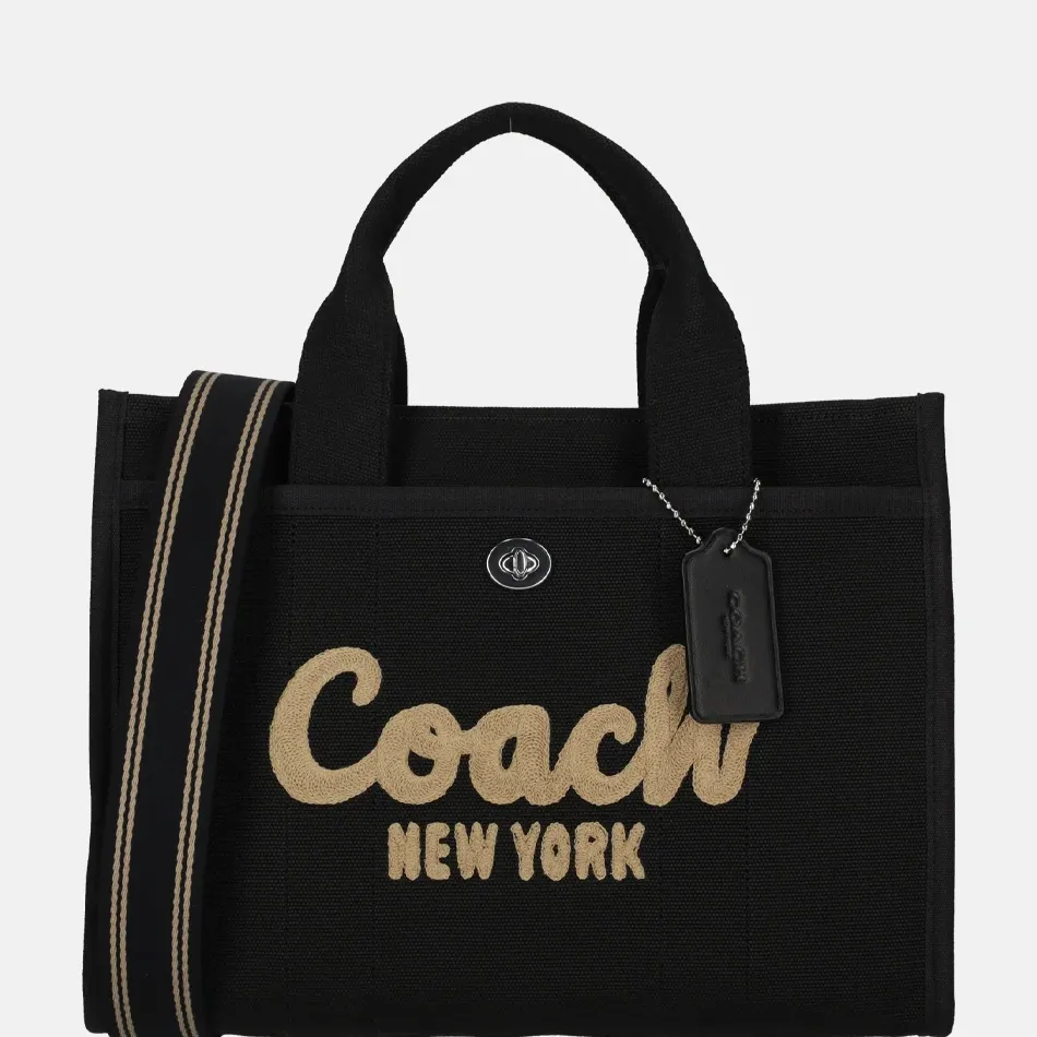Handtassen^Coach Cargo shopper M black