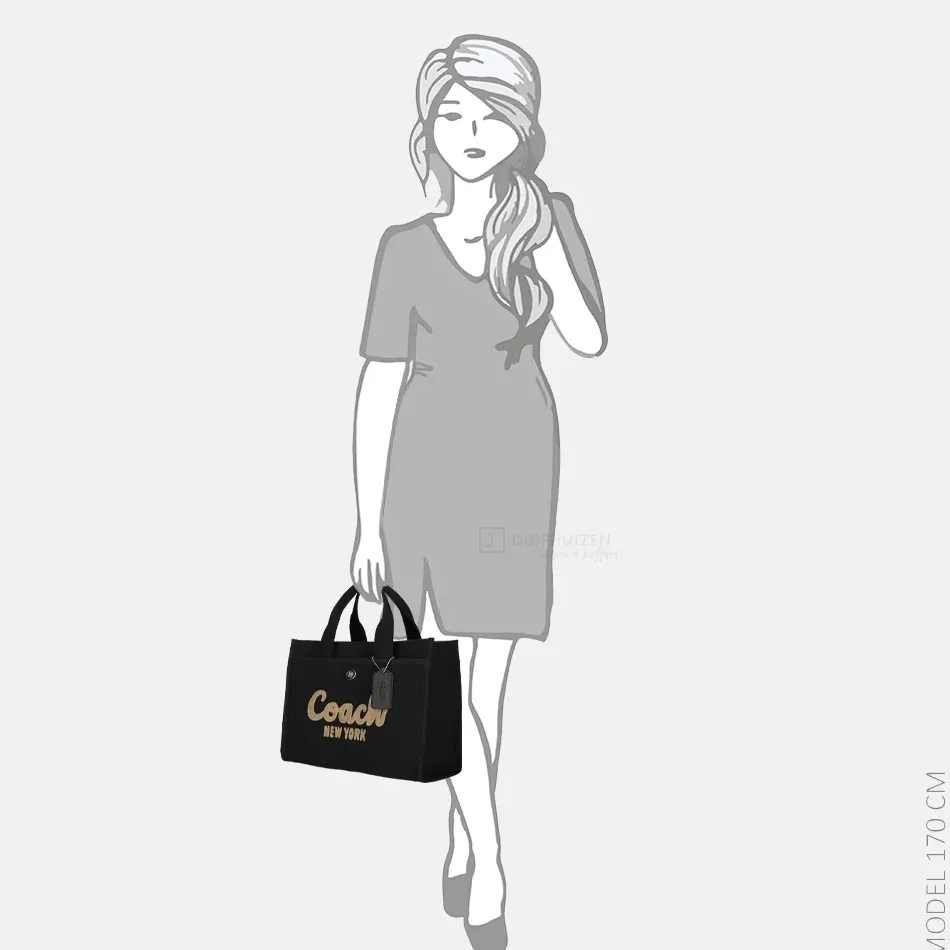 Handtassen^Coach Cargo shopper M black