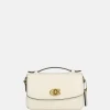Crossbody Tassen^Coach Cassie pebble crossbody tas 17 chalk