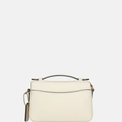 Crossbody Tassen^Coach Cassie pebble crossbody tas 17 chalk