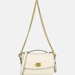 Crossbody Tassen^Coach Cassie pebble crossbody tas 17 chalk