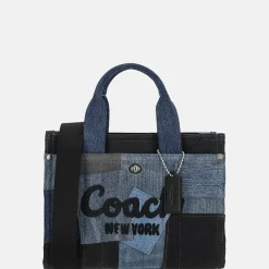 Handtassen^Coach Patchwork cargo handtas M denim multi